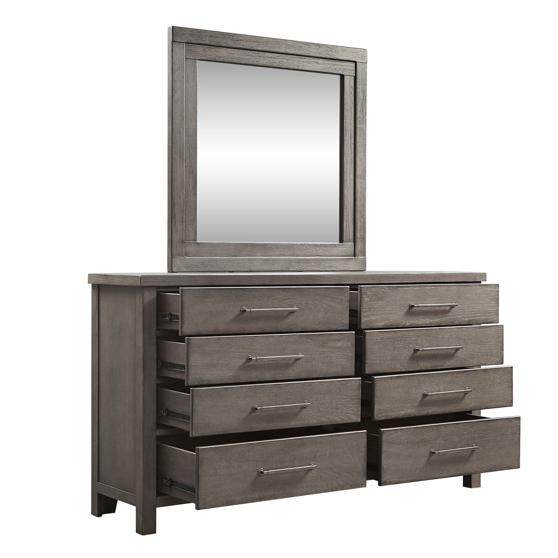 Modern Farmhouse - Dresser & Mirror - Hornell Furniture Outlet
