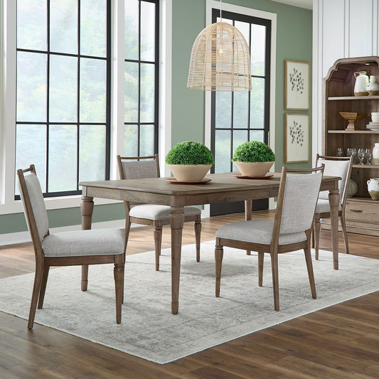 Hickory Grove - Rectangular Table Set With Upholstered Chairs - Hornell Furniture Outlet