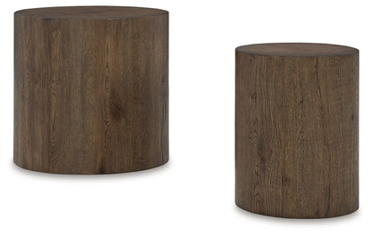 Cammund - Brown - Accent Table (Set of 2) - Hornell Furniture Outlet