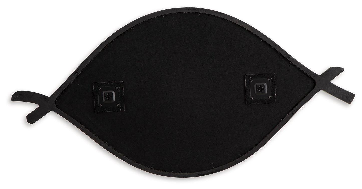 Bartner - Antique Gold Finish - Accent Mirror - Hornell Furniture Outlet
