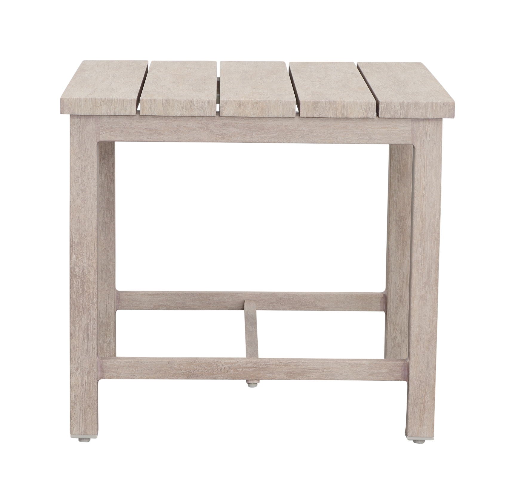 Blakely - Outdoor Aluminum End Table - White - Hornell Furniture Outlet