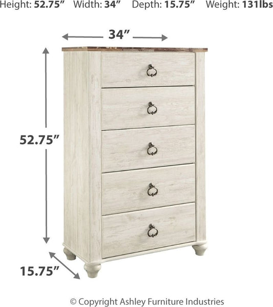 Willowton - Panel Bedroom Set - Hornell Furniture Outlet