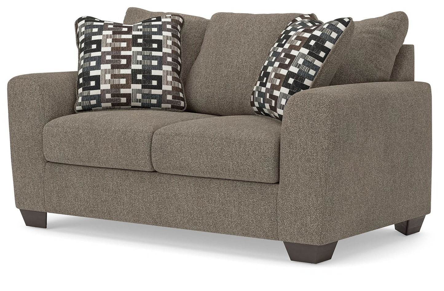 Triston - Peaks - Loveseat - Suede - Hornell Furniture Outlet