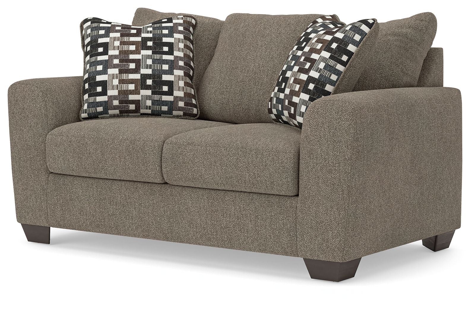 Triston - Peaks - Loveseat - Suede - Hornell Furniture Outlet
