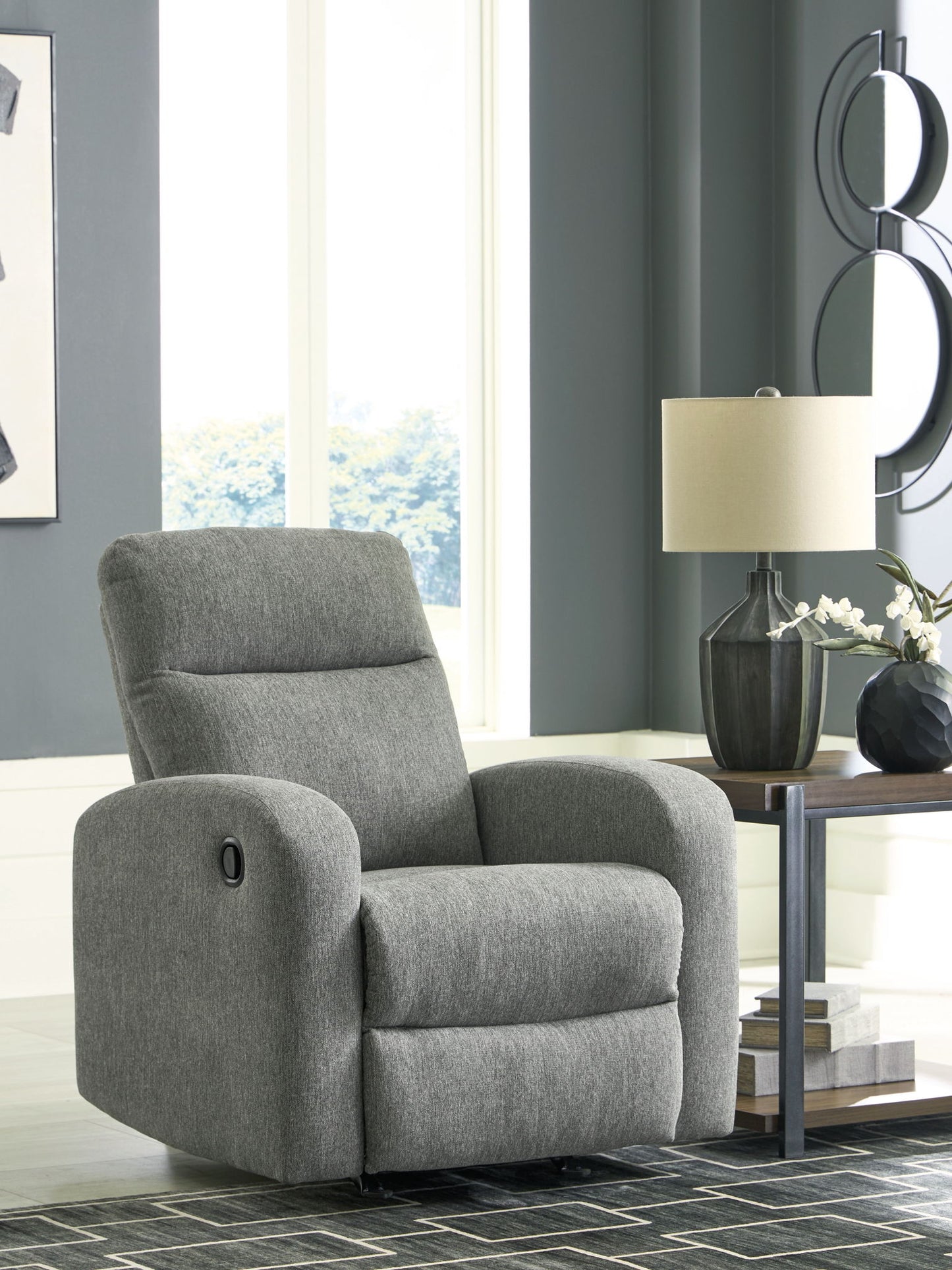 Gauntlet - Sterling - Rocker Recliner - Hornell Furniture Outlet