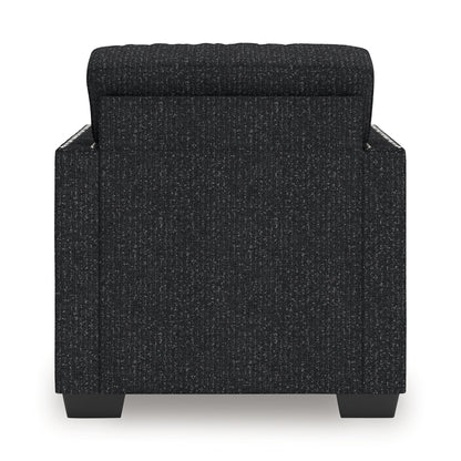 Jasmine Peaks - Coal - Chair - Hornell Furniture Outlet