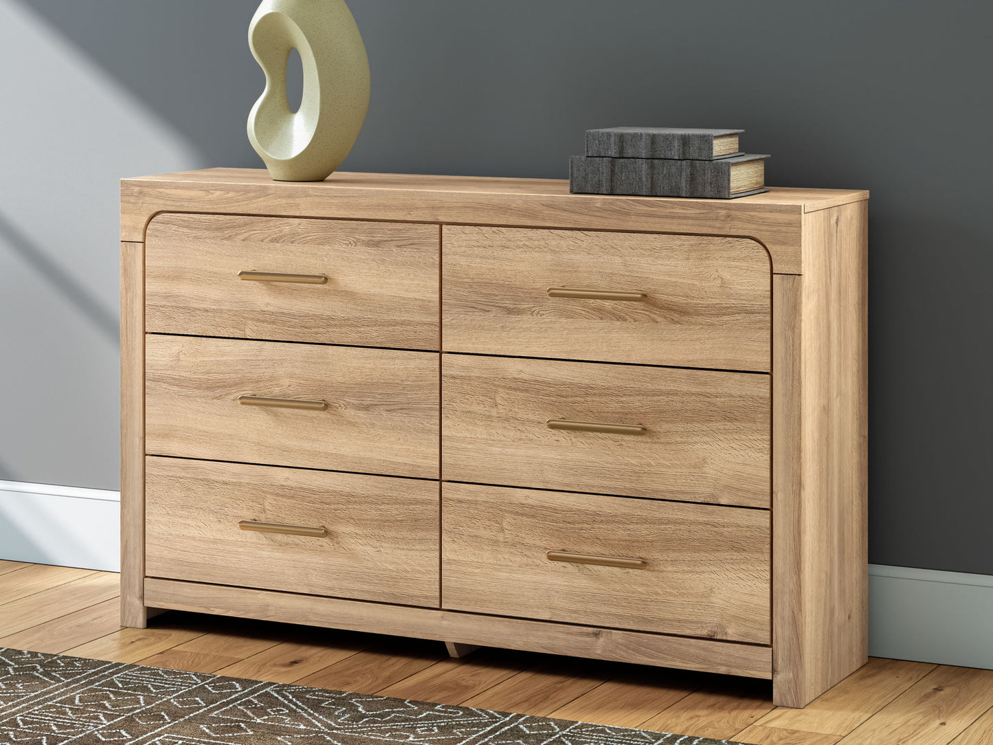 Kinlanni - Six Drawer Dresser - Hornell Furniture Outlet