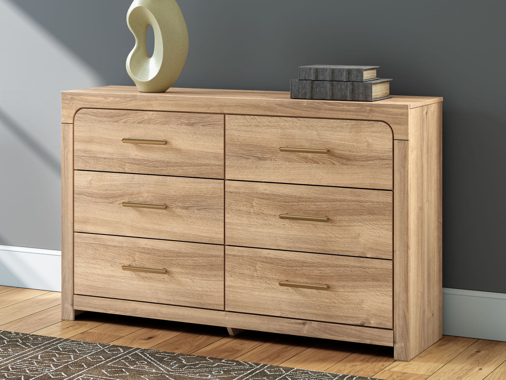 Kinlanni - Six Drawer Dresser - Hornell Furniture Outlet