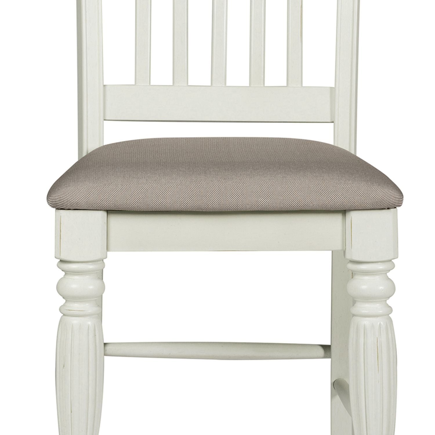 Cumberland Creek - Slat Back Counter Chair (RTA) - Nutmeg / Buttermilk - Hornell Furniture Outlet