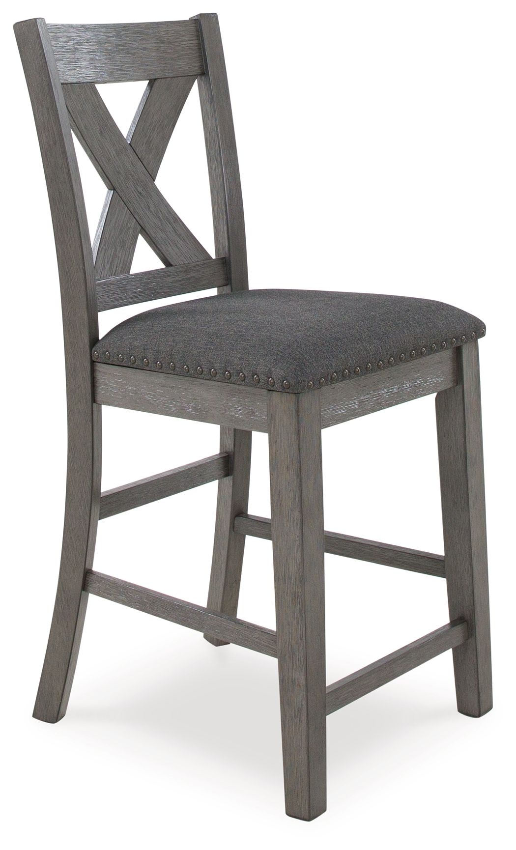 Caitbrook - Gray - Rect Drm Counter Table Set (Set of 7) - Hornell Furniture Outlet