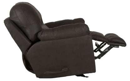 Legend - Glider Recliner - Chocolate - Hornell Furniture Outlet