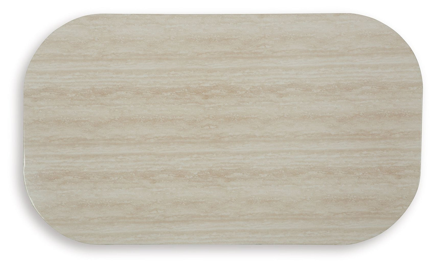Kimora - Beige / Dark Brown - Rectangular Cocktail Table - Hornell Furniture Outlet