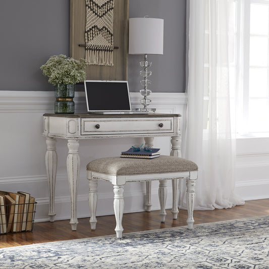Magnolia Manor - Vanity - White - Hornell Furniture Outlet
