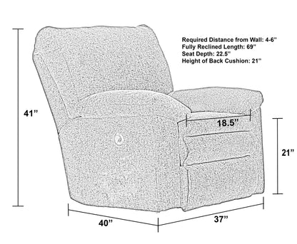 Tosh - Power Recliner - Hornell Furniture Outlet