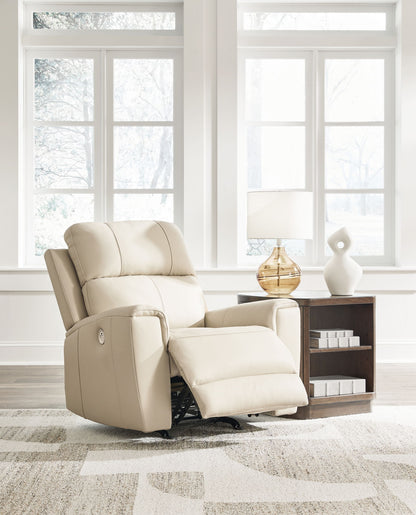 Dahlmoore - Almond - Power Rocker Recliner - Hornell Furniture Outlet