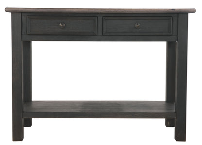 Tyler Creek - Grayish Brown / Black - Sofa Table - Hornell Furniture Outlet