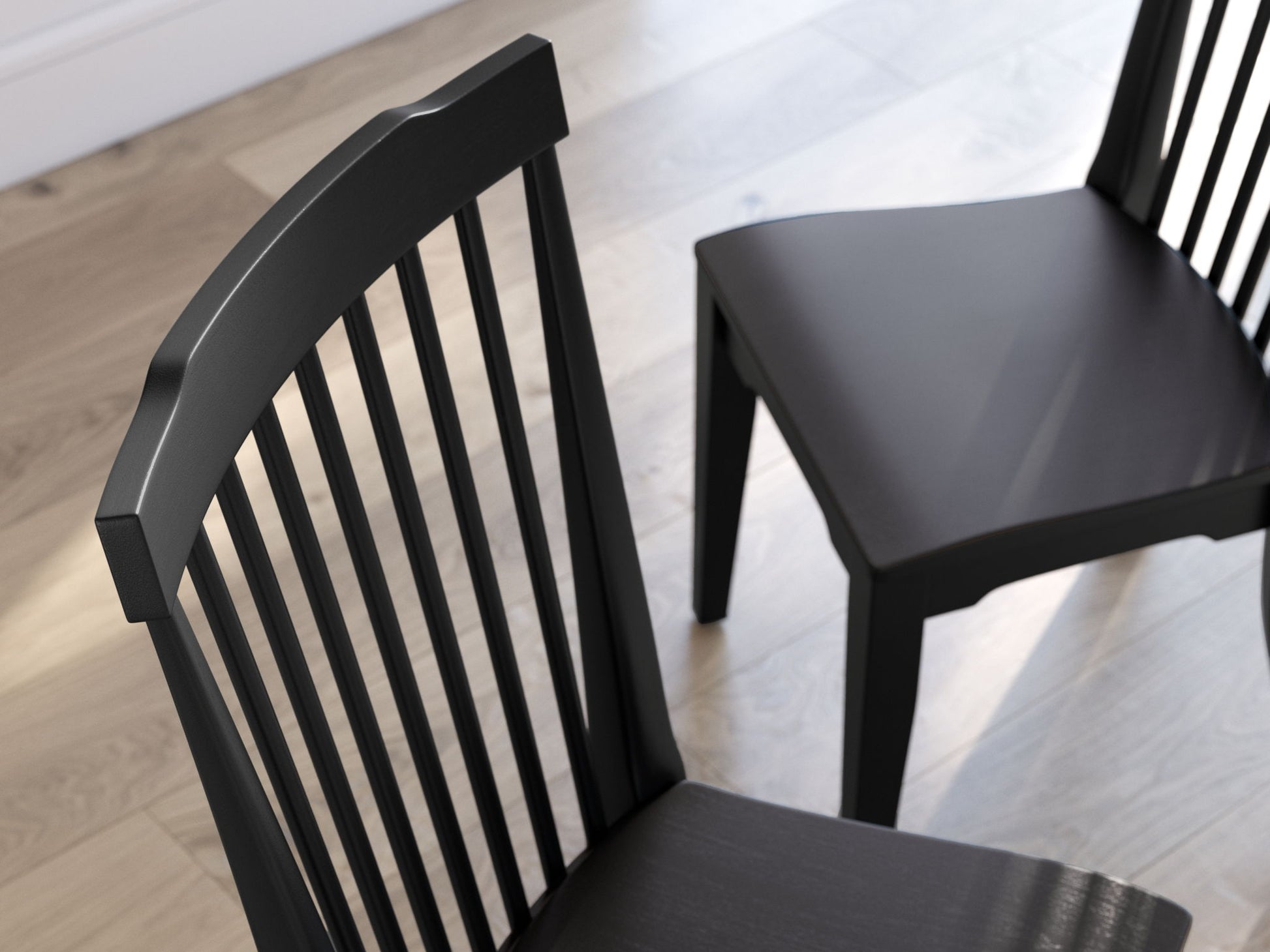Brenkerton - Black - Dining Room Side Chair (Set of 2) - Hornell Furniture Outlet