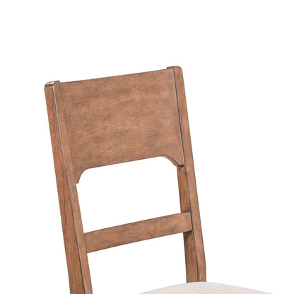 Harmony - Panel Back Side Chair (RTA) - Brownstone - Hornell Furniture Outlet