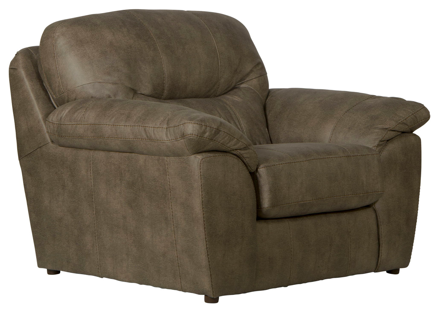 Bradshaw - Chair & 1/2 - Mushroom - Hornell Furniture Outlet