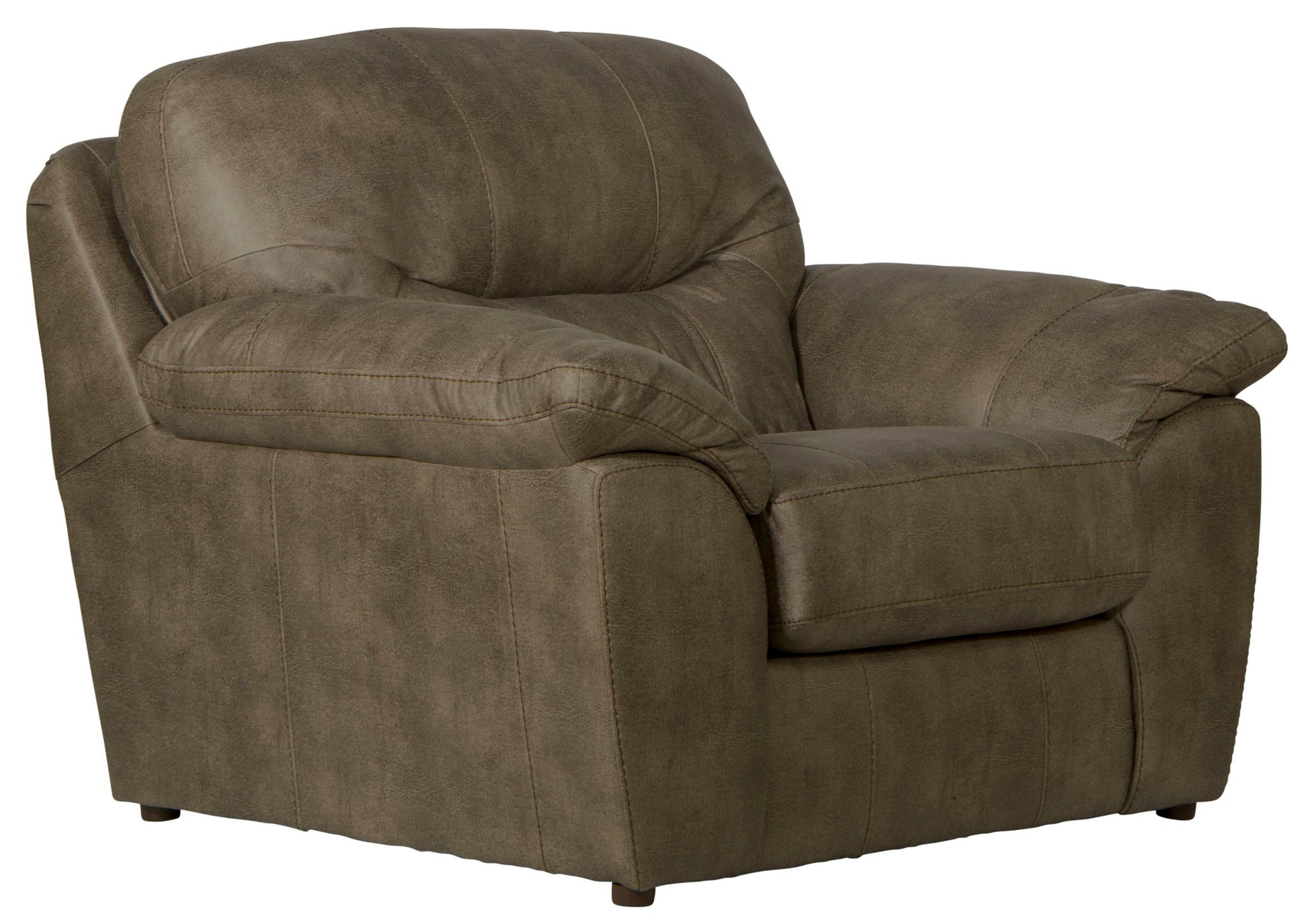 Bradshaw - Chair & 1/2 - Mushroom - Hornell Furniture Outlet