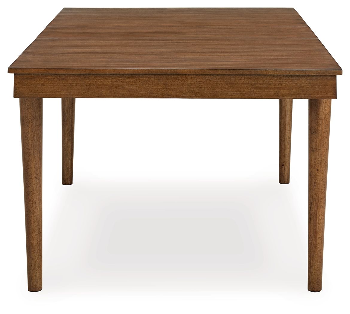 Lyncott - Brown - Rectangular Dining Room Extension Table - Hornell Furniture Outlet