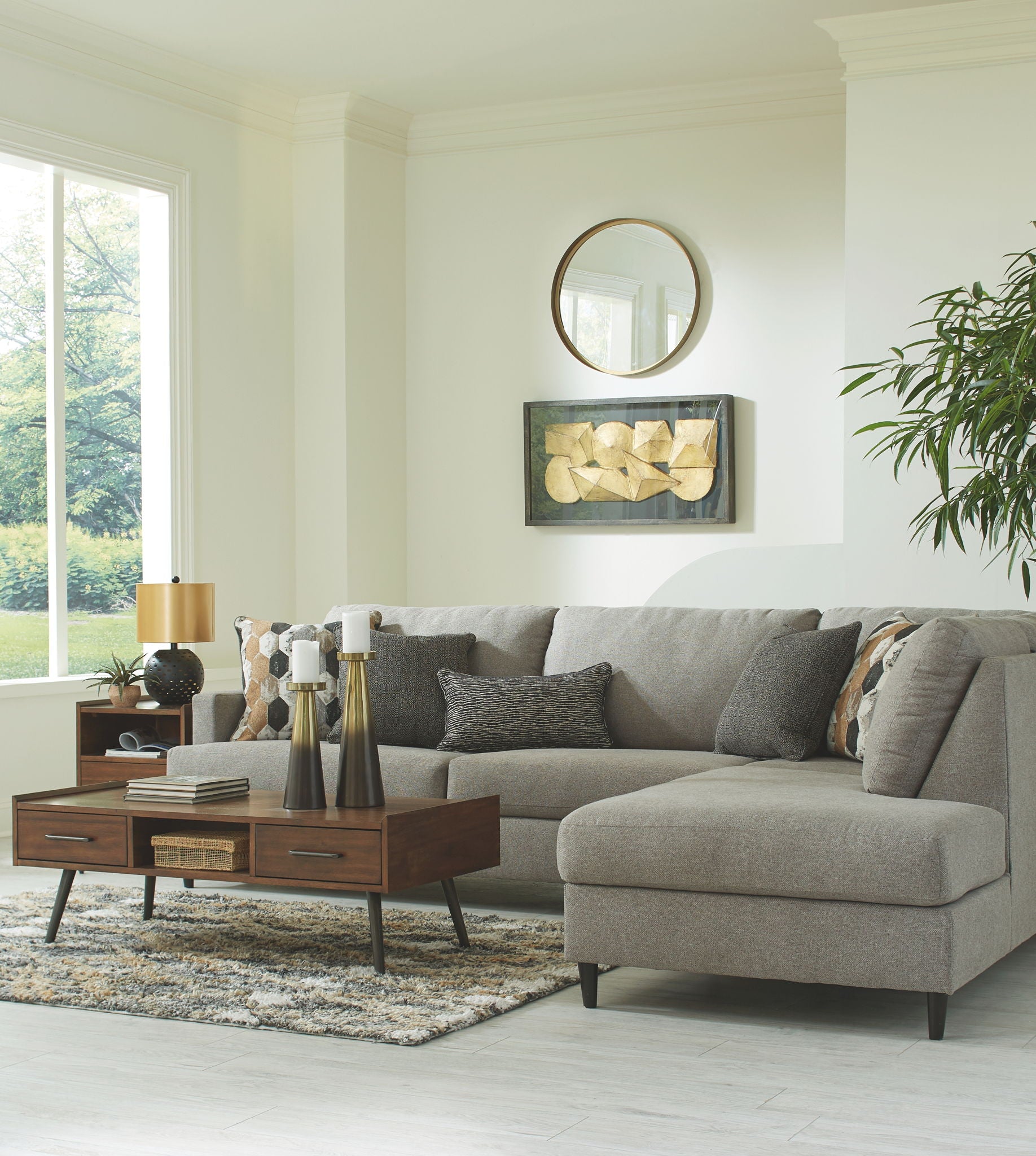 Santasia - Sectional - Hornell Furniture Outlet