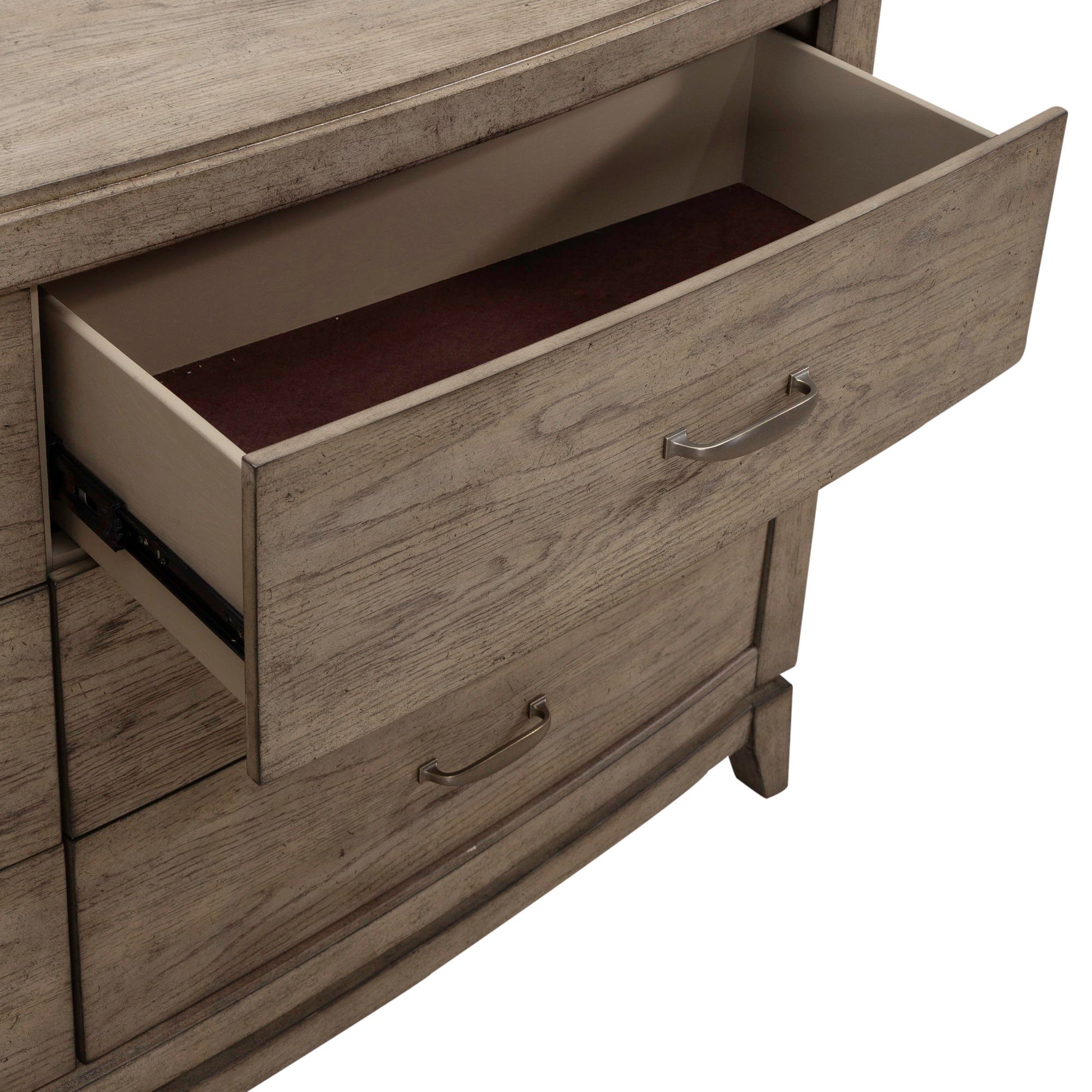 Avalon - 6 Drawer Dresser - Burnished Beige - Hornell Furniture Outlet