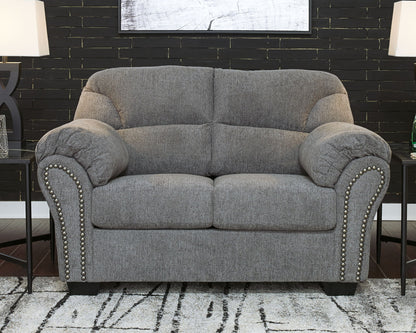 Allmaxx - Loveseat - Pewter - Hornell Furniture Outlet