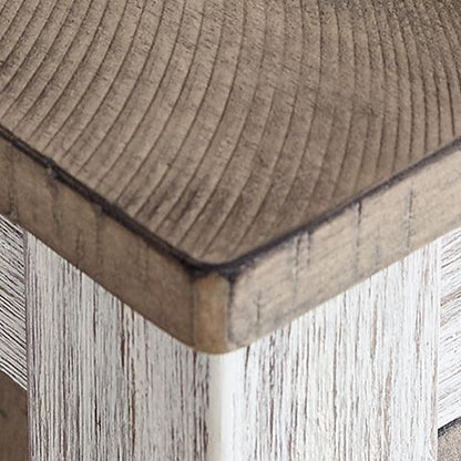 Skempton - RECT DRM Table w/Storage - White - Hornell Furniture Outlet