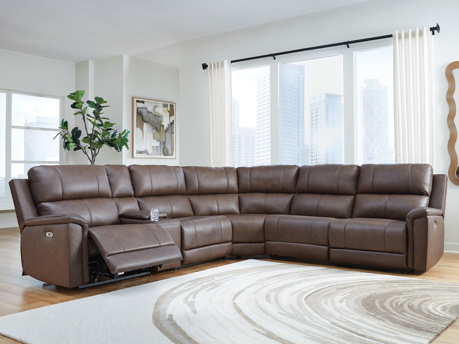 Bleckley - Reclining Sectional - Hornell Furniture Outlet