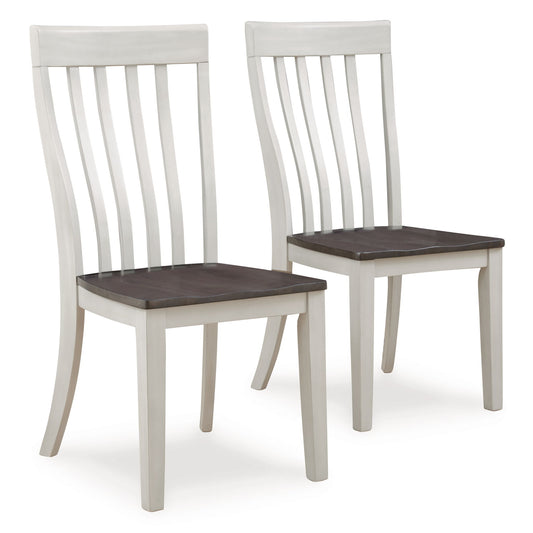 Darborn - Gray / Brown - Dining Room Side Chair (Set of 2) - Hornell Furniture Outlet