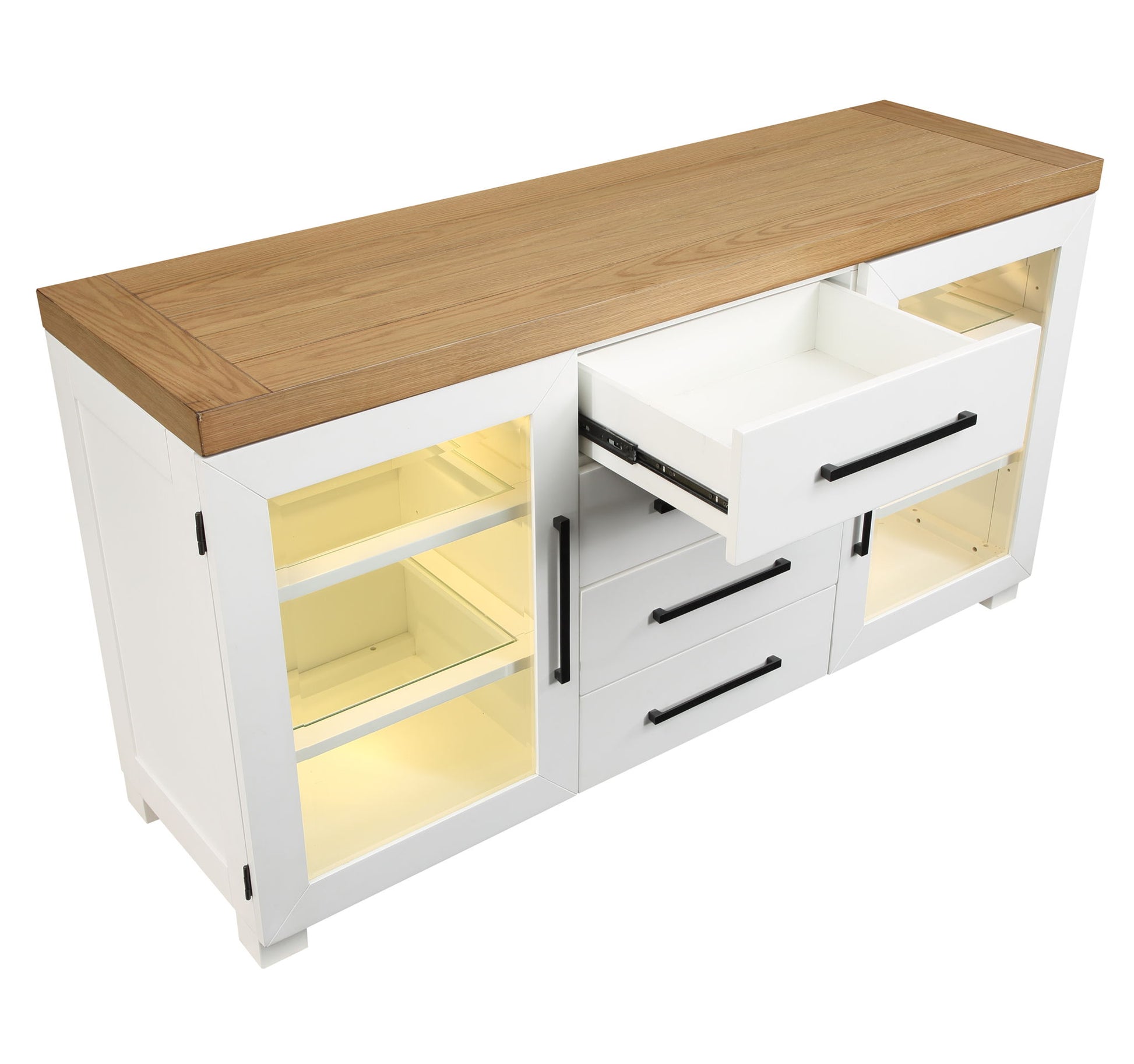 Magnolia - Server - White - Hornell Furniture Outlet