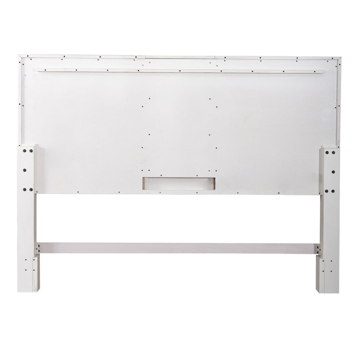 Mirage - King Travertine Panel Headboard - White - Hornell Furniture Outlet