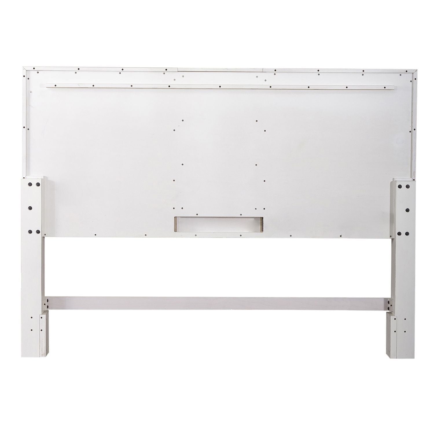 Mirage - King Travertine Panel Headboard - White - Hornell Furniture Outlet