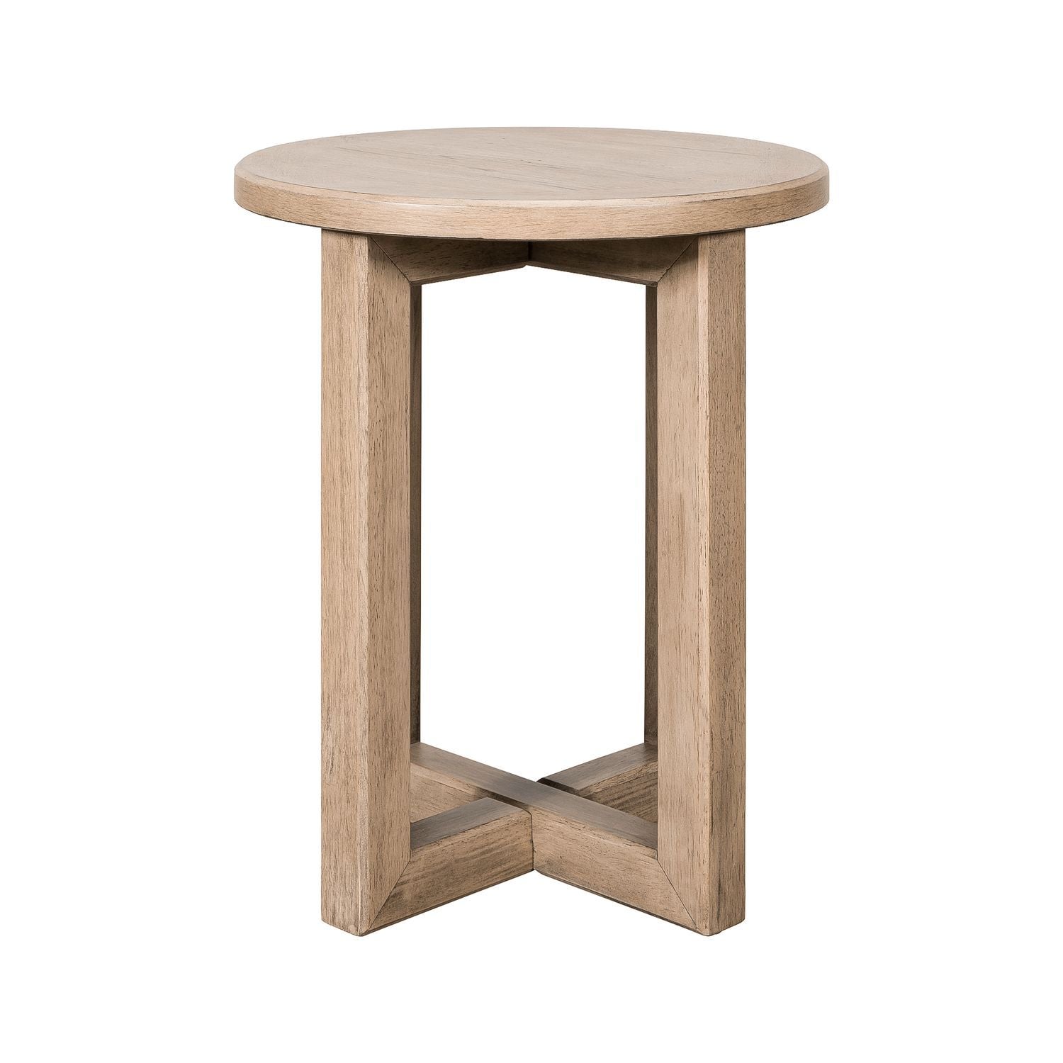 Proximity Place - Chairside Table - Light Brown - Hornell Furniture Outlet