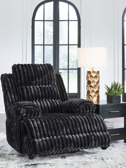 Rhine Falls - Onyx - Zero Wall Recliner - Hornell Furniture Outlet