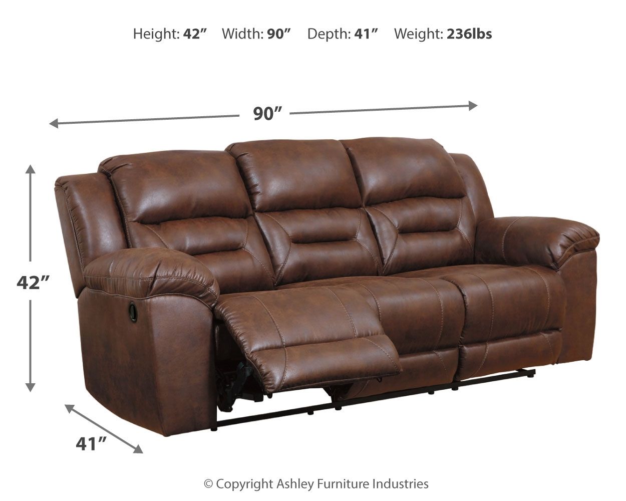 Stoneland - Reclining Sofa - Hornell Furniture Outlet
