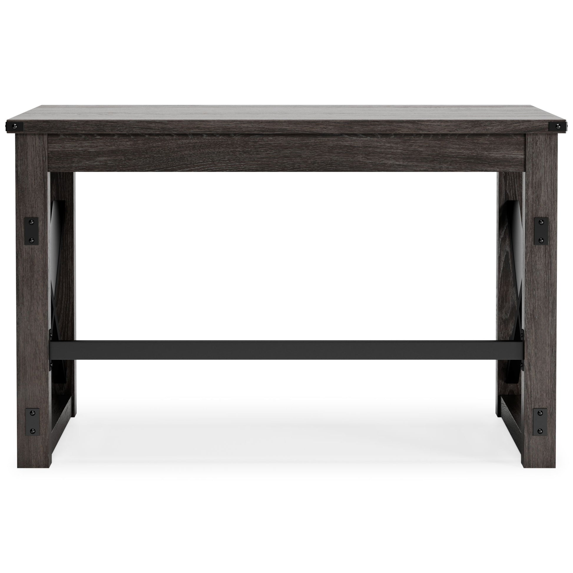 Freedan - Grayish Brown - Home Office Desk - Hornell Furniture Outlet