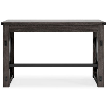 Freedan - Grayish Brown - Home Office Desk - Hornell Furniture Outlet
