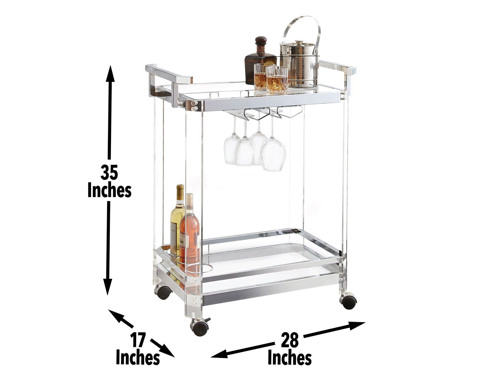 Aerin - Server Cart - Hornell Furniture Outlet