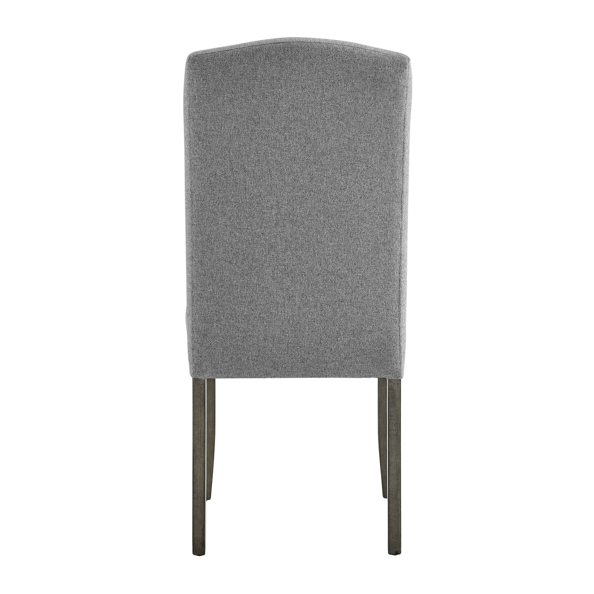 Emily - Dining Side Chair (Set of 2) - Dark Gray - Hornell Furniture Outlet