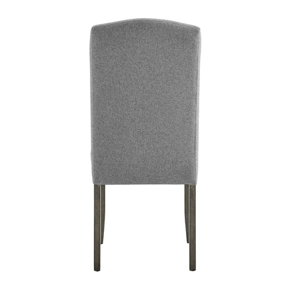 Emily - Dining Side Chair (Set of 2) - Dark Gray - Hornell Furniture Outlet