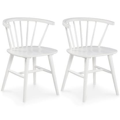 Grannen - White - Dining Room Side Chair (Set of 2) - Hornell Furniture Outlet