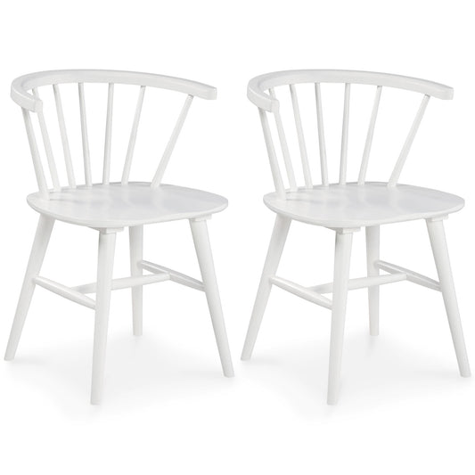 Grannen - White - Dining Room Side Chair (Set of 2) - Hornell Furniture Outlet