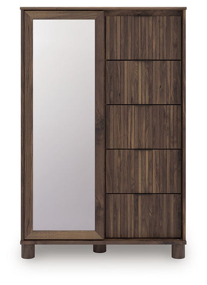 Pamytta - Brown - Dressing Chest - Hornell Furniture Outlet
