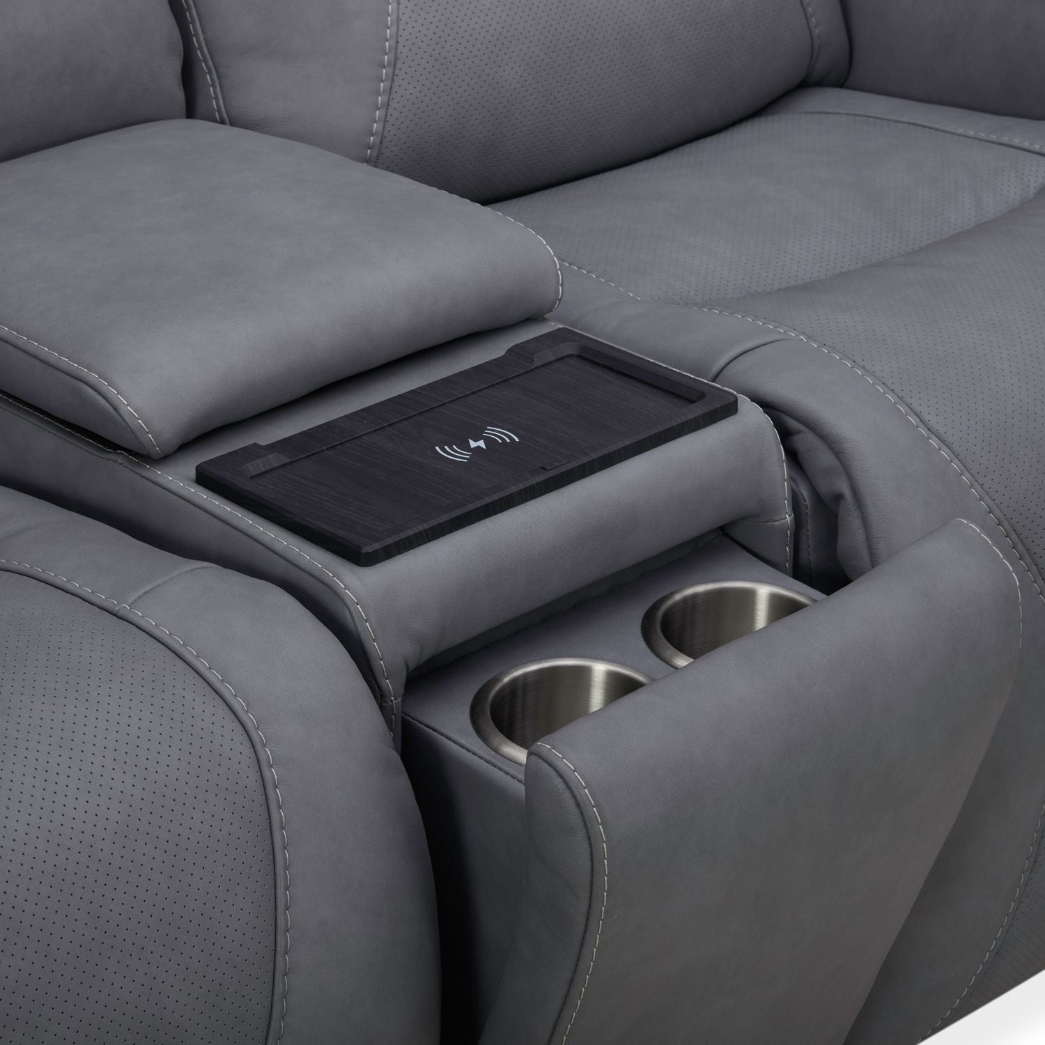 Chapman - Loveseat With Console P2 & ZG - Hornell Furniture Outlet