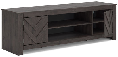 Cayboni - LG TV Stand With Fireplace Option - Hornell Furniture Outlet