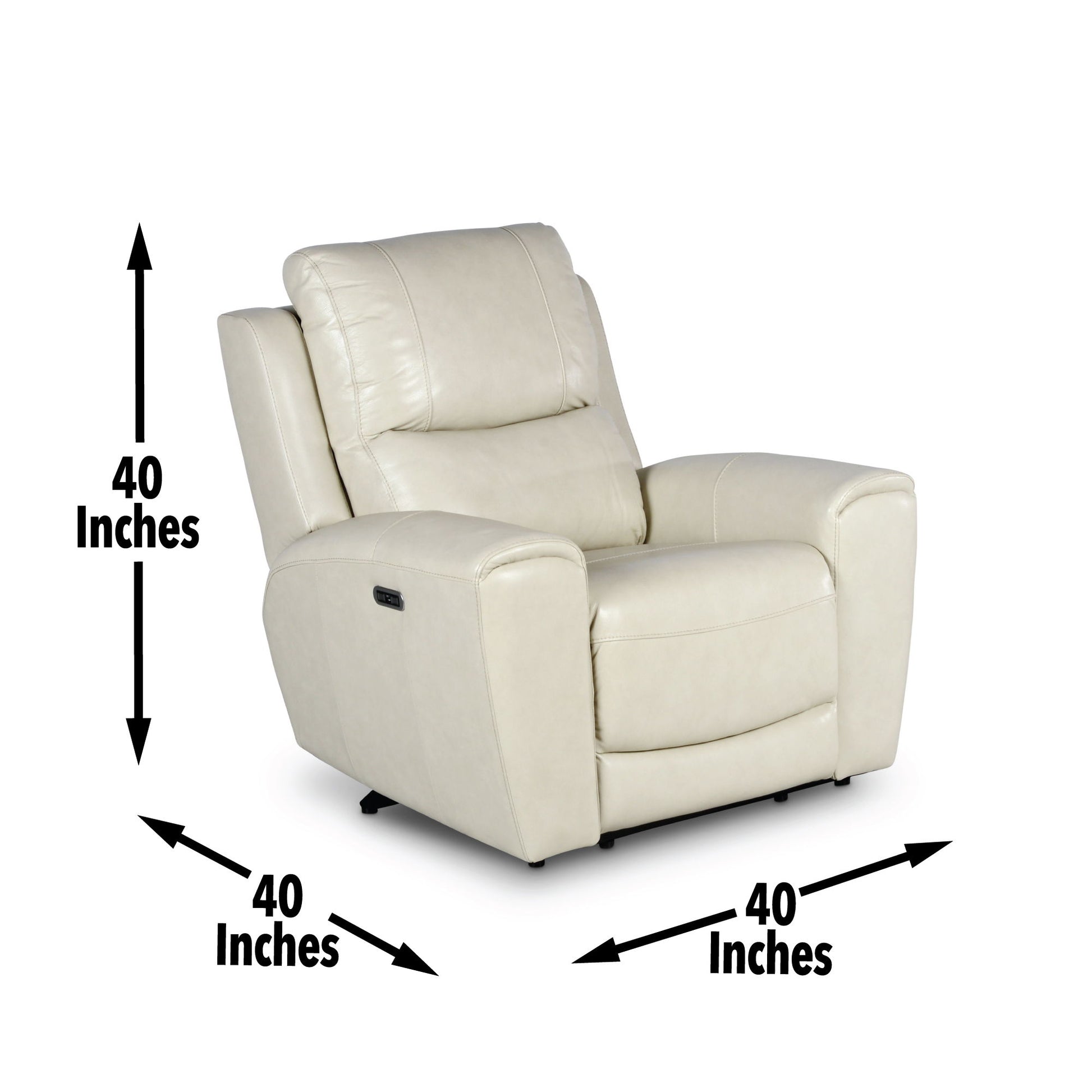 Laurel - Dual Power Chair - Hornell Furniture Outlet