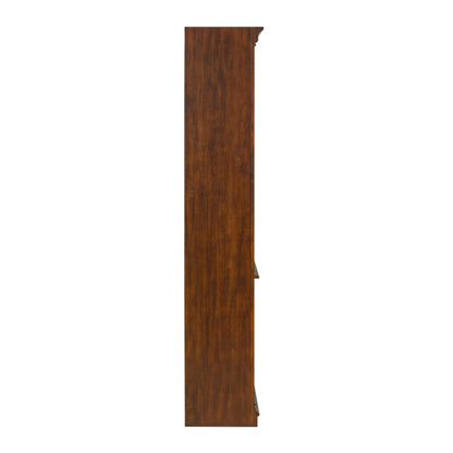 Brayton Manor - Jr Executive Open Bookcase - Dark Brown - Hornell Furniture Outlet