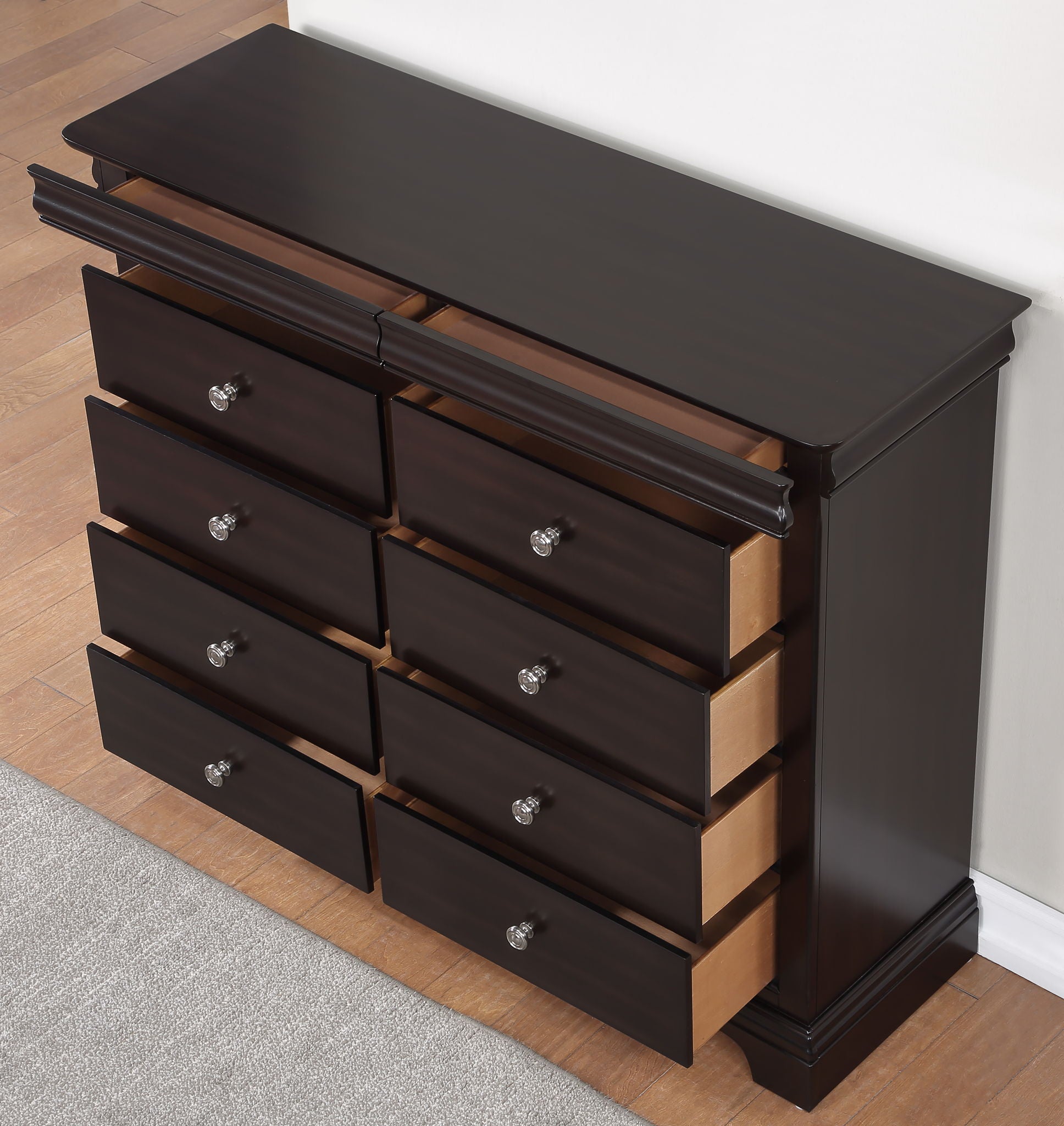 Dominique - Chesser - Dark Brown - Hornell Furniture Outlet